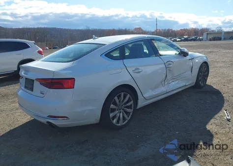 2018 Audi A5 2.0T Premium из США, поврежденный, VIN WAUBNCF50JA008543